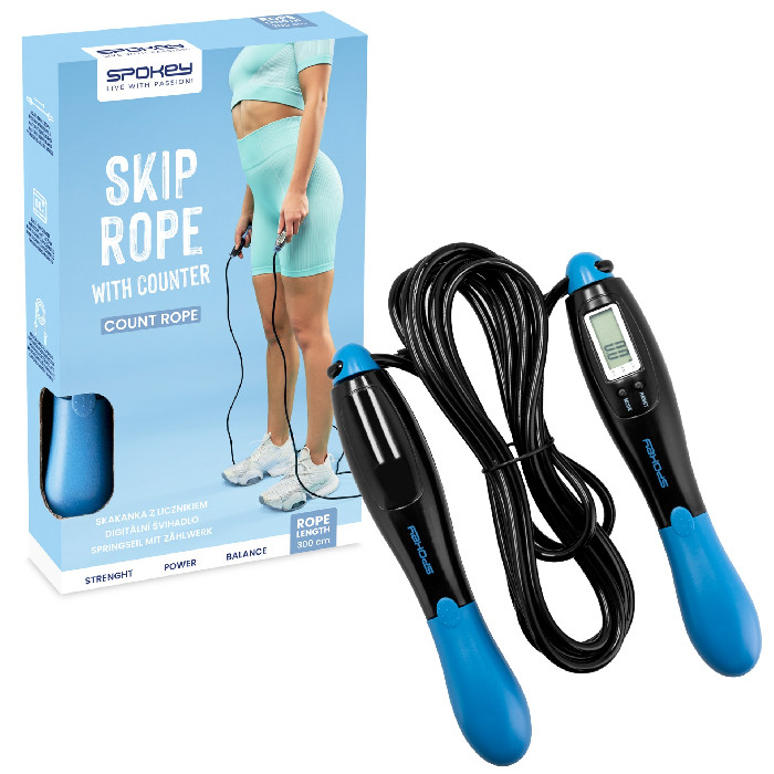 Spokey COUNT ROPE Digitální švihadlo :: Zdravotnické potřeby KEDAR CARE