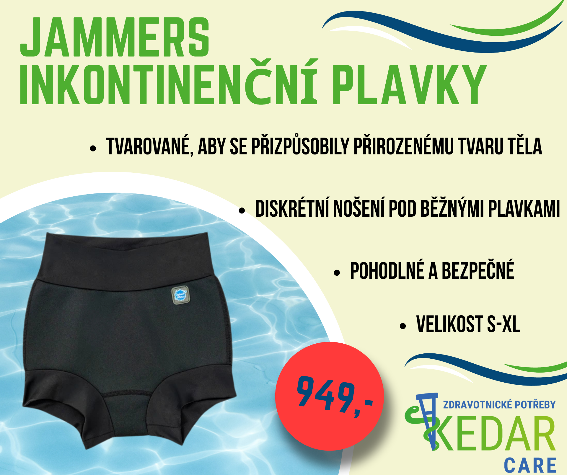 Složení šortek: 100 % neopren lemy: 69 % nylon, 31 % elastan
